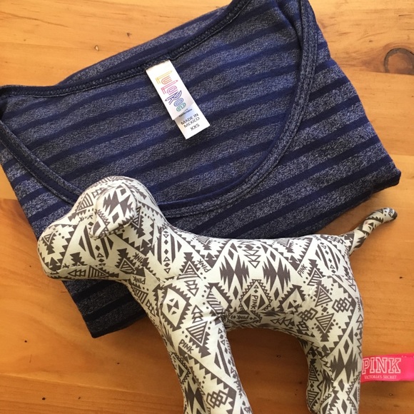 Lularoe | Blue Stripe Top - Picture 4 of 4